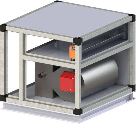 Секция газового воздухонагревателя