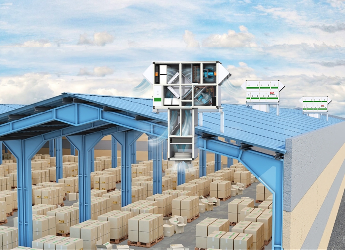 Крышные кондиционеры Т-образного типа